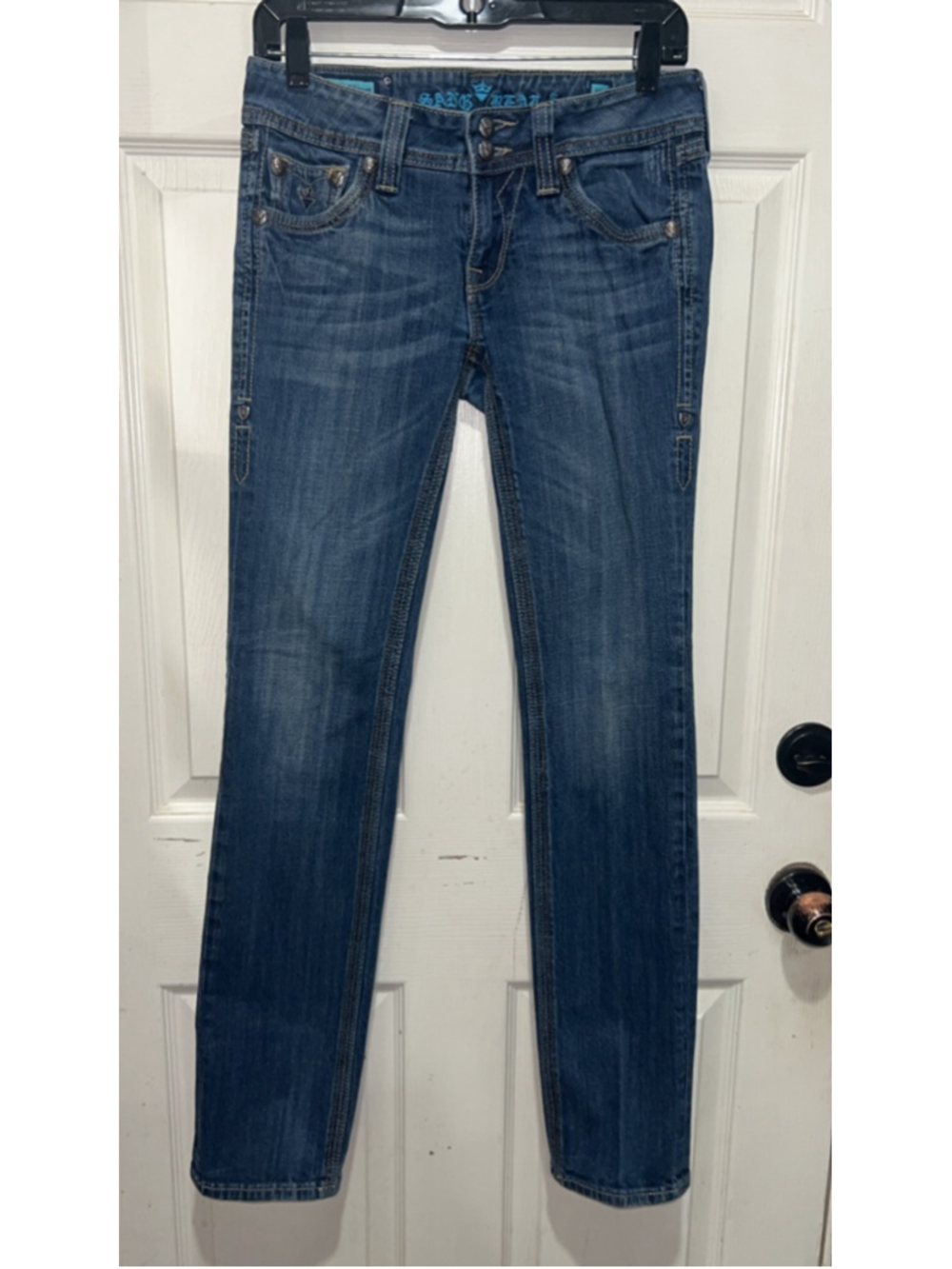 Women's Sang Real Blue Skinny Jeans Size 29